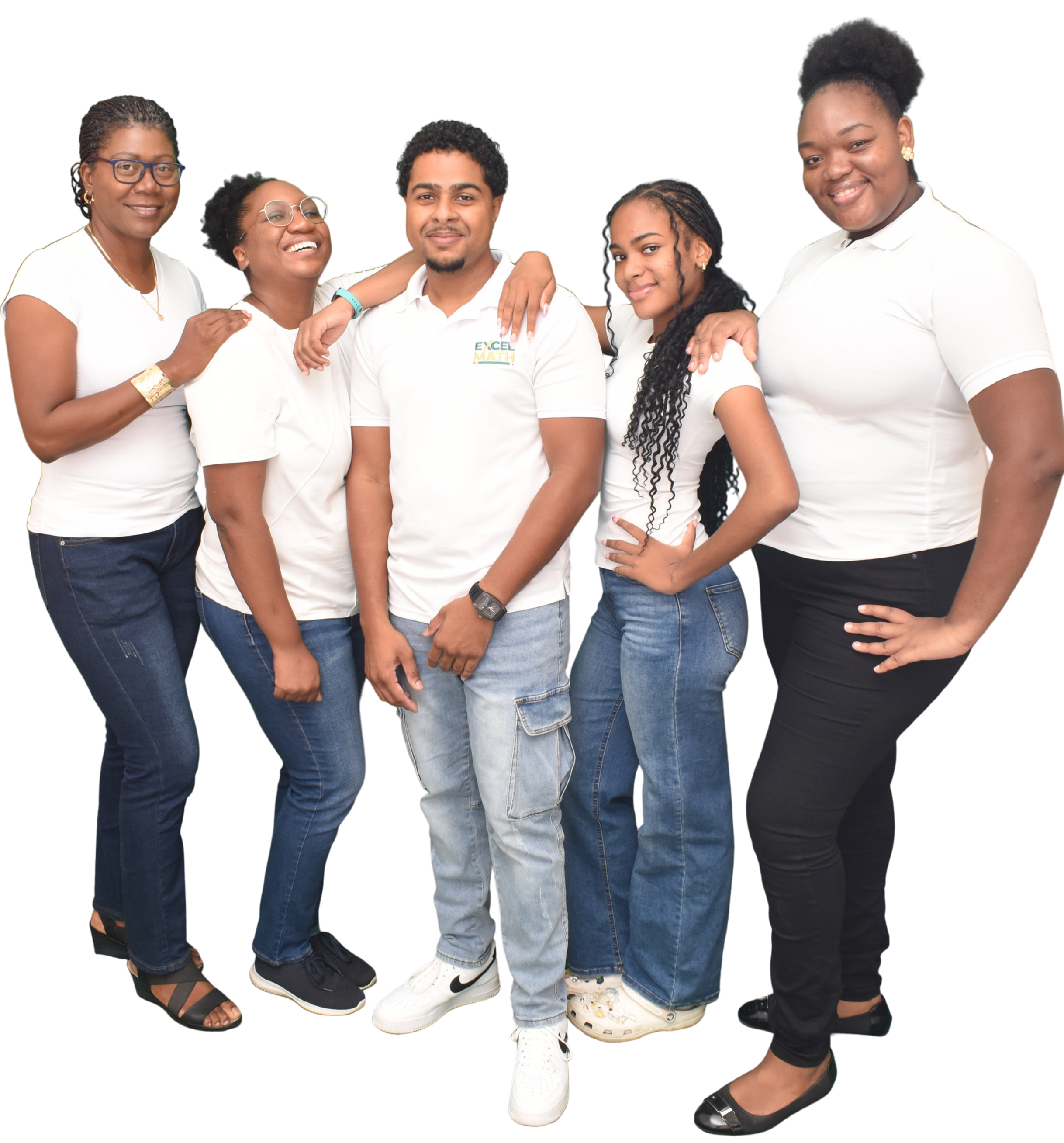 The Excel Math team together
